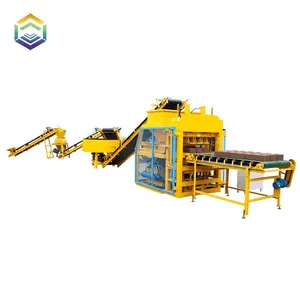 made in thailand products HBY4-10 SUPER Automatic wood sawdust automatic soil lego low investment brick machine