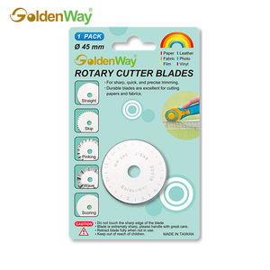 Lames de couteau rotatif pour tapis GOLDENWAY GA-4501, vente chaude 2019, acier allié, OEM, changement rapide, multifonctionnel, HRC63-66 - Product Image 1