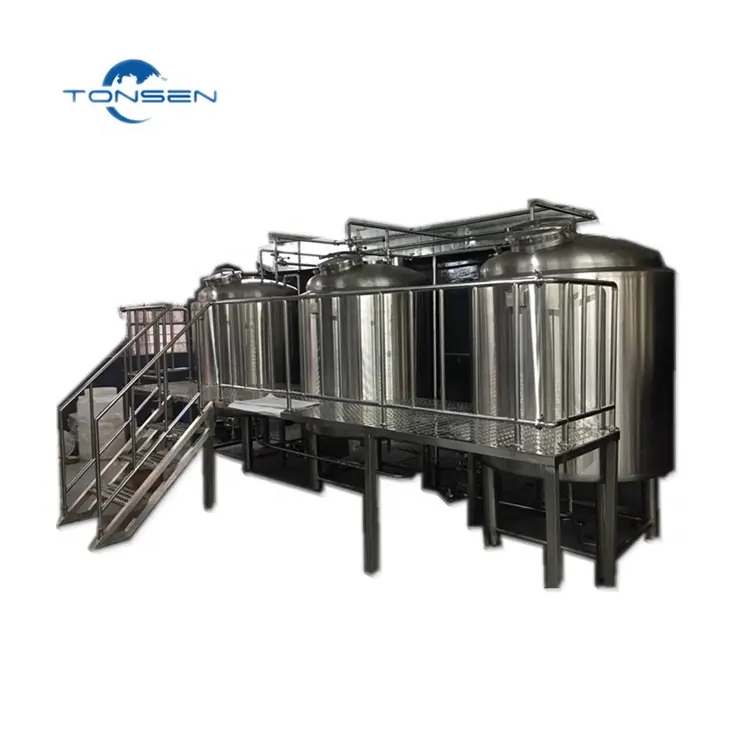 1000L babarian pilsner शैली बीयर बनाने की मशीन, घर बीयर बोंग के साथ चीन कारखाने से एसिड मिश्रण टैंक