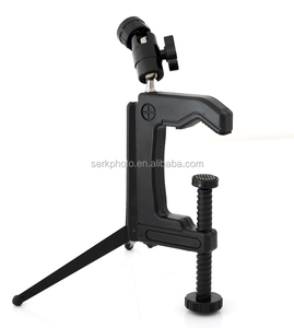 Mini trípode de aluminio con abrazadera en C para cámara <span class=keywords><strong>DSLR</strong></span>, videocámara, DV - Product Image 1