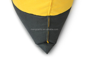 Soft <strong>Yellow</strong> Triangle Shape Bulk <strong>Bean</strong> <strong>Bag</strong> Manufacturer for Kids - Product Image 3