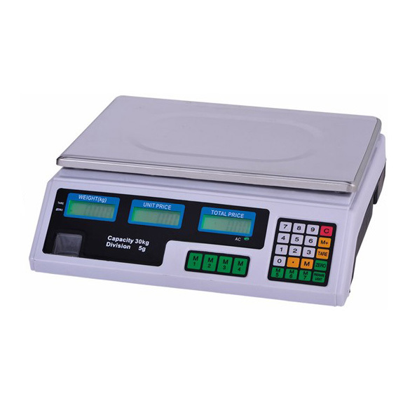 30kg 40 kg electronics digital price computing weighing scale 1g Computing Tabletop digital scale