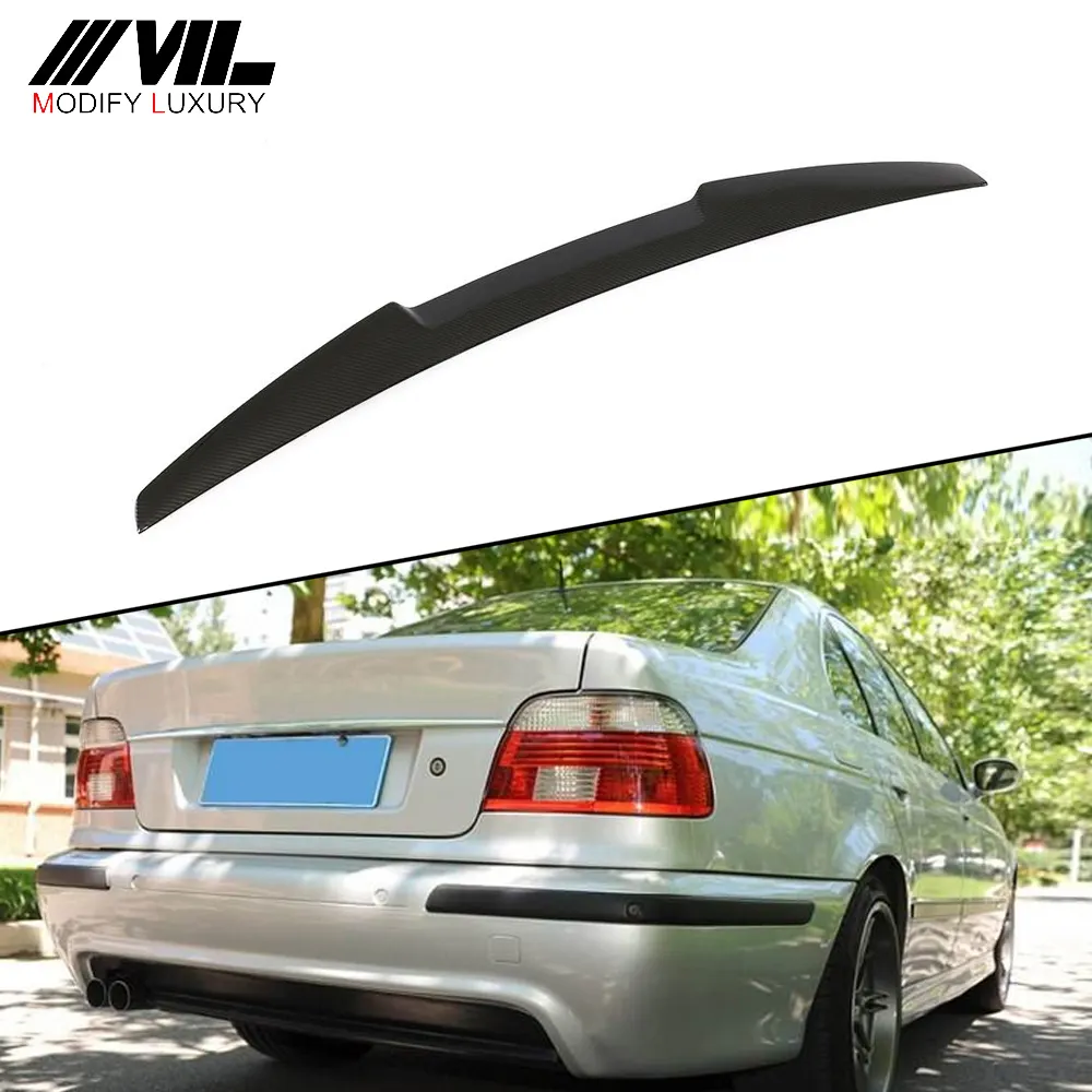 E39 Carbon Fiber Rear Spoiler für BMW 5 serie 525i 528i 530i 540i Sedan 4 Door 1996-2003