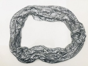 แผ่นตาข่ายโลหะเงินสำหรับเสื้อผ้า - Product Image 5