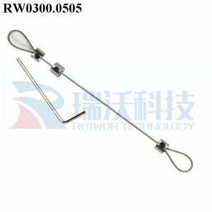 定制钢丝绳环端和钩端安全电缆套件安全电缆/带配件的安全钢丝绳 - Product Image 3