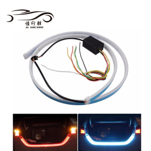 Feux arrière JHS à double couleur DRL, bande lumineuse LED pour coffre de voiture avec clignotant de frein et signal d'avertissement - Product Image 6