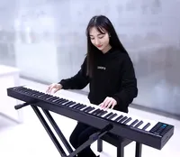 Konix yeni dijital piyano 88 tuşları profesyonel elektronik piyano lityum pil midi klavye piyano