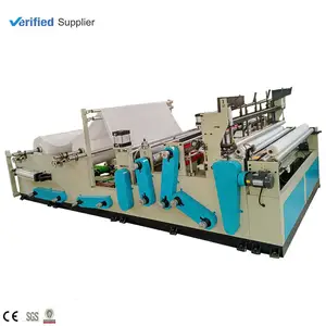 Paper recycling making machinery small toilet paper slitting and rewinding machine Tissue