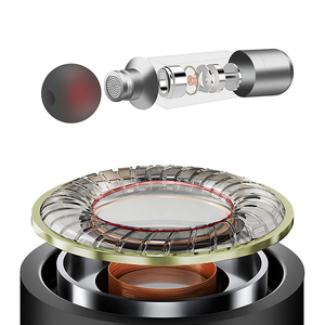 Campione gratuito 1.2m <span class=keywords><strong>3</strong></span>.5mm custodia in metallo auricolare intrecciato in nylon con microfono cuffia auricolare cablata - Product Image 6