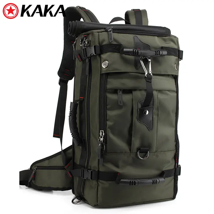 Factory hot sale mountain large capacity 3 ways outdoor sport custom travelling waterproof hiking laptop backpack