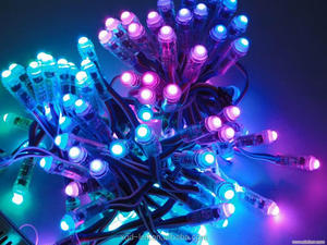 A todo color <span class=keywords><strong>del</strong></span> pixel LPD6803 luz para luz de <span class=keywords><strong>calle</strong></span> logo navidad sólo iluminado navidad exterior tren - Product Image 5