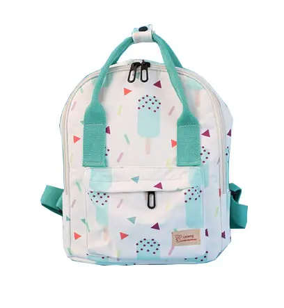 Wholesale canvas teenager backpack school bag for girls