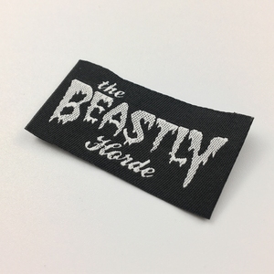 Étiquette de foulard en tissu brodé avec logo de marque personnalisé - Product Image 6