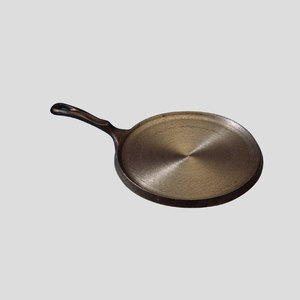 Padella Rotonda in Ghisa Smaltata Antiaderente, Moderna ed Ecologica, per Bistecche, Uova e <span class=keywords><strong>Pizza</strong></span> su Fornelli a Gas e a Induzione - Product Image 5