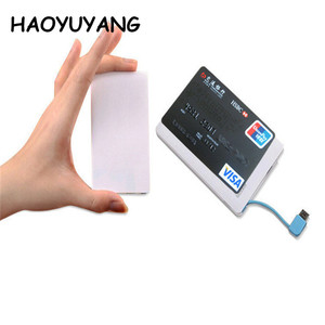 Banco <span class=keywords><strong>de</strong></span> energía móvil superfino, 2500mAh, 2500mAh, <span class=keywords><strong>con</strong></span> impresión <span class=keywords><strong>de</strong></span> seda, <span class=keywords><strong>con</strong></span> Cable incorporado, paquete <span class=keywords><strong>de</strong></span> alimentación, 5200mAh - Product Image 3