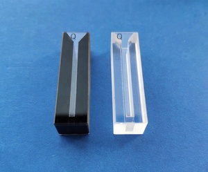 0.35Ml 0.7Ml 1.05Ml 1.4Ml 1.75Ml Kamervolume Semi Micro Zwarte Muur Kwarts Cuvette - Product Image 5