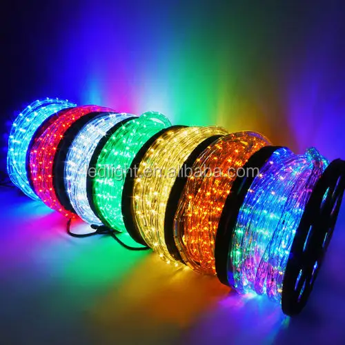 Tira de luces LED Flexible para decoración de exteriores, iluminación de cuerda Flexible de neón, 65, 80, IP65, SMD 3528, un solo Color, 12v