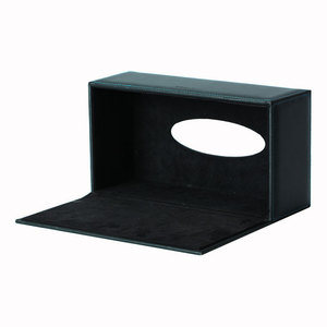 Boîte à mouchoirs en cuir, boîte de bonne qualité faite à la main pour Restaurant et chambre à coucher d'hôtel - Product Image 3