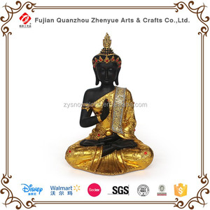 Statua di <span class=keywords><strong>buddha</strong></span> tailandese in resina d'oro - Product Image 2