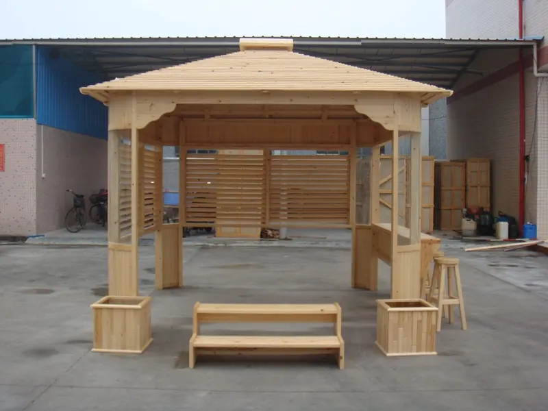 In legno per esterni gazebo