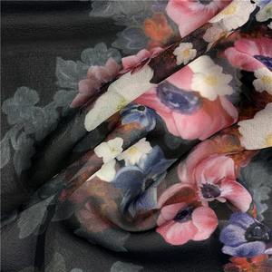 ขายร้อนดอกไม้พิมพ์ <span class=keywords><strong>organza</strong></span> ผ้าสำหรับพิมพ์ดิจิตอล - Product Image 2