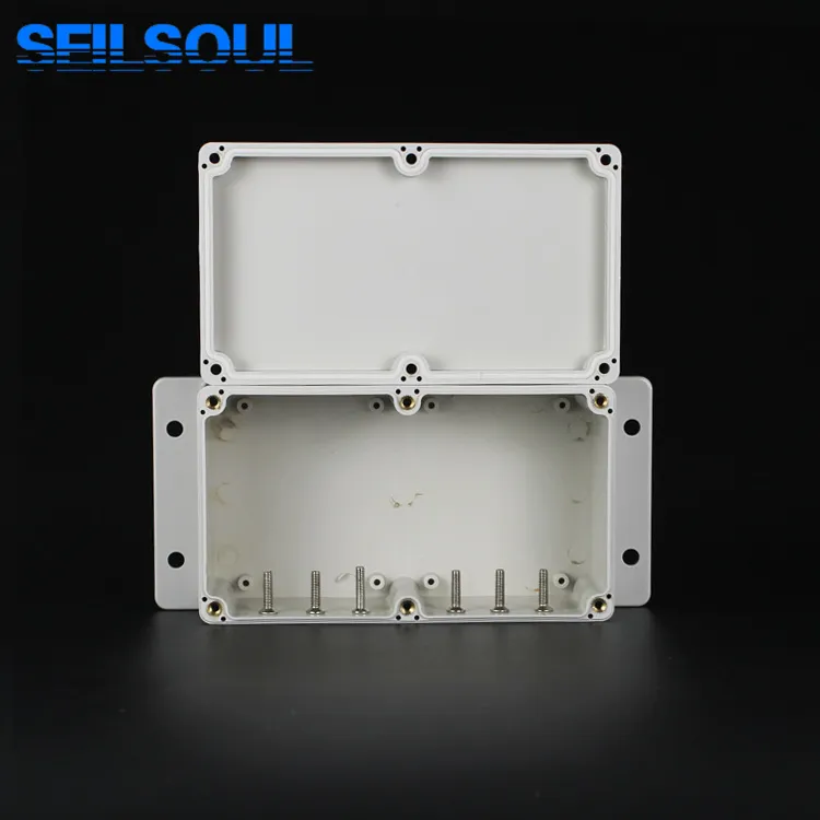 Caja de conexiones eléctricas a prueba de corrosión, nivel de protección IP65, de plástico sellado, para exteriores, 158x90x60