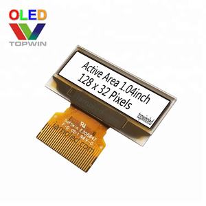 1.04 inç 1.04 ''1.04 inç Beyaz renk 30pin konektör tipi oled ekran 128x32 piksel UG-2832TSWGG05 dahili DC/DC iç - Product Image 4