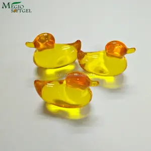 Transparent en forme de canard 2.6g huile de bain perles pour le jour de thanksgiving cadeau de fête de mariage