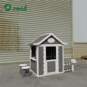 Casita de Juegos de Madera para Niños, Juego de Patio con Pequeña Casa de Jardín - Product Image 6