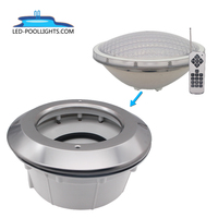 IP68 24W RGB 12V Unterwasser licht Edelstahl Par56 LED Schwimmen PAR 56 Pool leuchte