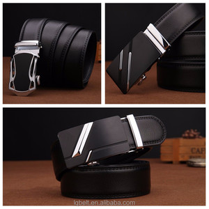 LQbelt Factory OEM <span class=keywords><strong>Ceinture</strong></span> en cuir véritable Ceintures à boucle automatique pour hommes Stock Ratchet Belt Wholesale - Product Image 3