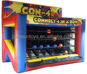 Cheap Connect 4 Inflatable Carnival Games For Party Rentals/inflatable Adult Games