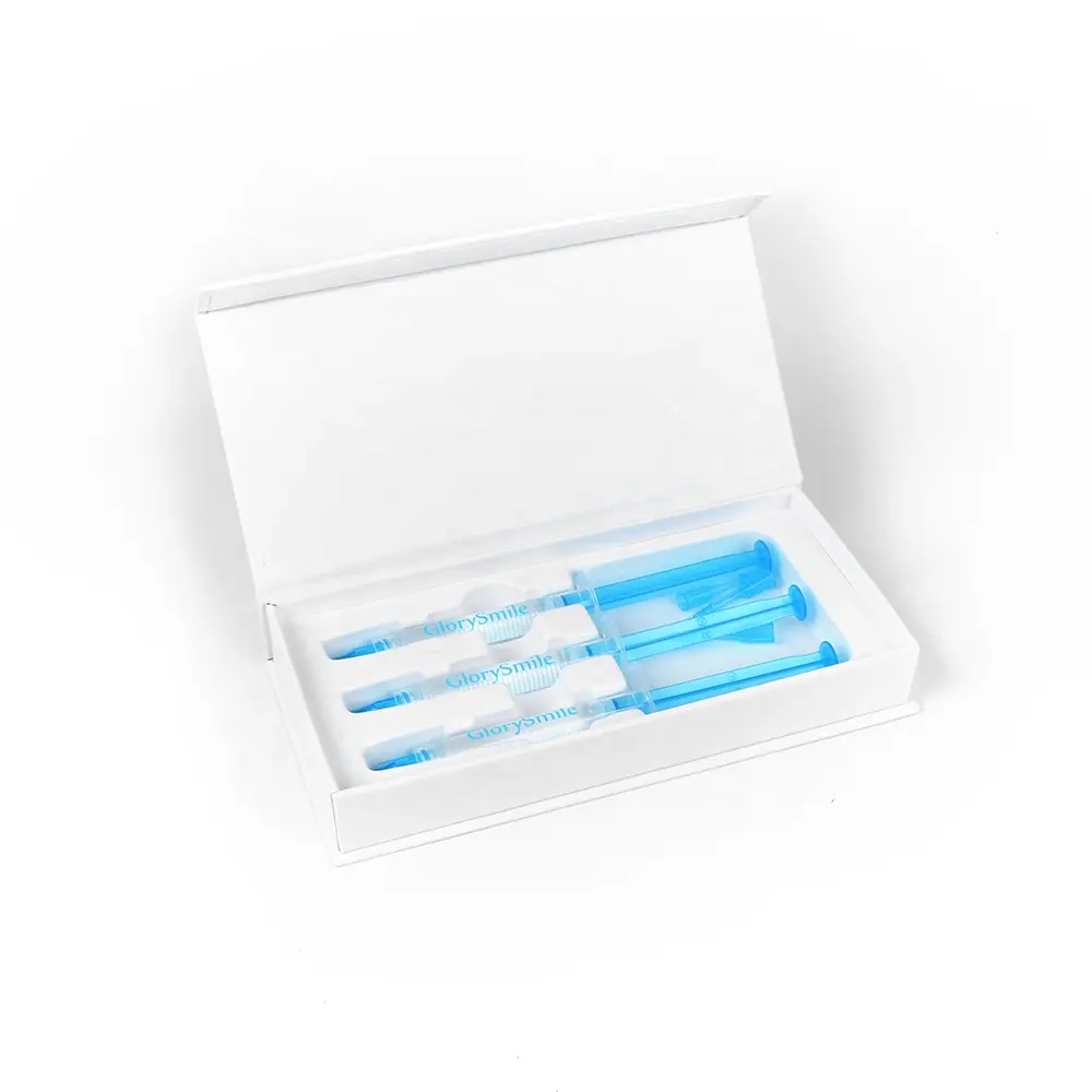 Kit de peroxyde de Carbamide, 10 pièces, usage professionnel pour les dents, Gel de blanchiment, rechargeable, seringue