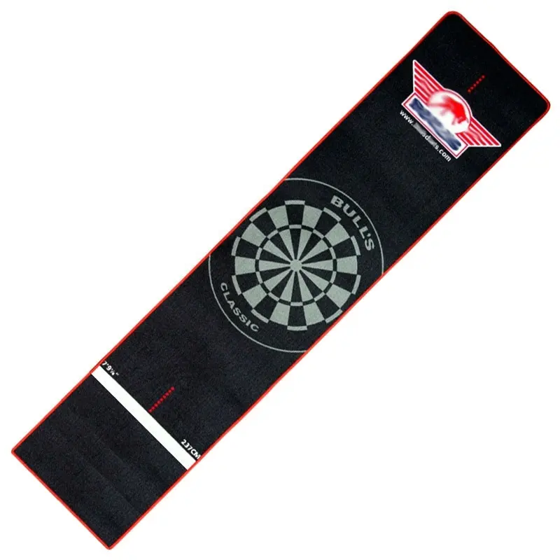 Free shipping for 1pc MOQ waterproof indoor logo customized dart floor mat for club