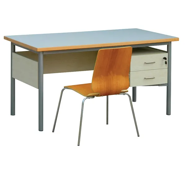 Mesa de escritorio para profesores, mueble de escuela alta, barato