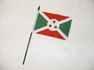 Banderas ondeantes personalizadas de 100% poliéster <span class=keywords><strong>Burundi</strong></span> impresas digitalmente para seguro automotriz uso educativo agrícola - Product Image 2