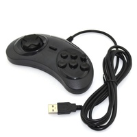 Manette de jeu classique filaire USB à 6 boutons pour PC MAC rétro, manette de jeu, manette de jeu, non compatible avec SEGA Genesis Mega Drive MD2, LIVRAISON RAPIDE