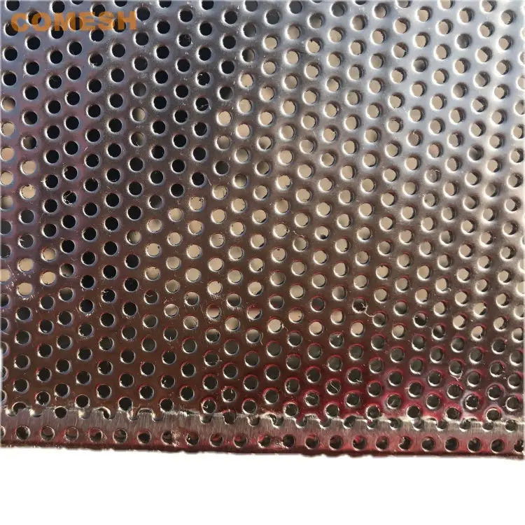 1mm Thickness Stainless Steel Perforated Round Hole Drying Tray