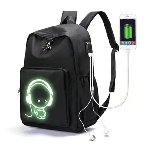 Korea stylish business Waterproof travel backpack bag canvas computer backpack