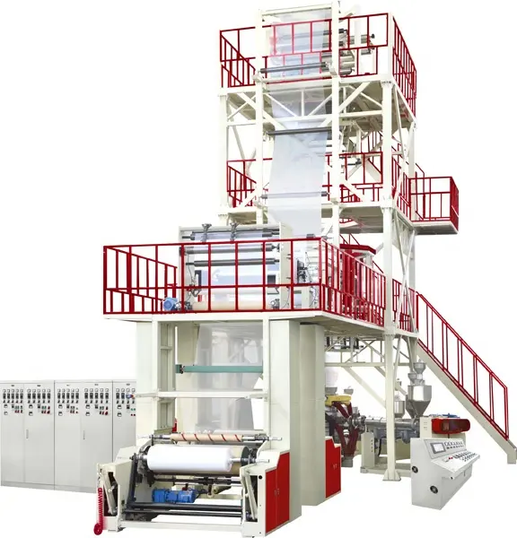 ABC High Speed Drei schicht HDPE/LDPE Gewächshaus Kunststoff Mulch folie machen Extrusion maschine für die Landwirtschaft