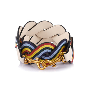 Women Handbag Shoulder Wide Strap Genuine/PU Leather Braided Handles - Product Image 5