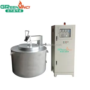 60-160 kg per hour melting capacity crucible aluminum electric resistance melting furnace