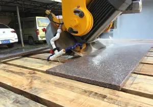 Máquina de corte de piedra de mármol de gran potencia, sierra de puente automática, máquina de corte de piedra, pulidora cnc