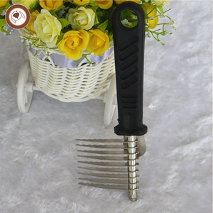 Herramienta de aseo para mascotas, rastrillo de <span class=keywords><strong>2</strong></span> lados para gatos y perros, cepillo de aseo para perros - Product Image 3