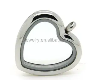Small heart locket magnetic locket 316 stainless steel