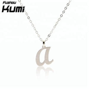 Accesorios de moda <span class=keywords><strong>los</strong></span> proveedores china collar plata real - Product Image 1