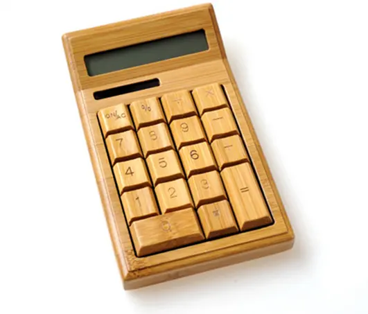 Box/Color Box 2 Farbdruck rechner Verpackungs rechner Solar Bamboo Kapazität: 12 Ziffern Opp/ White Calculator Ct512 Lcd