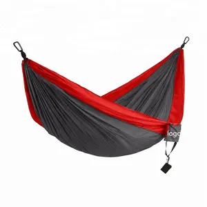 Wuqi — hamac de Camping 55 "W x 108" L, lit-balançoire en Nylon, robuste, avec sangle d'arbre, hamac de voyage et de Parachute pour la randonnée