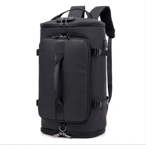 Sac antivol usb en polyester pour hommes, sac à dos de sport, de voyage, décontracté, avec compartiment à chaussures, de sport