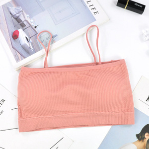 Hot Sale Seamless Nylon Spandex Padded Sport Bralette Women Sports Bra - Product Image 5